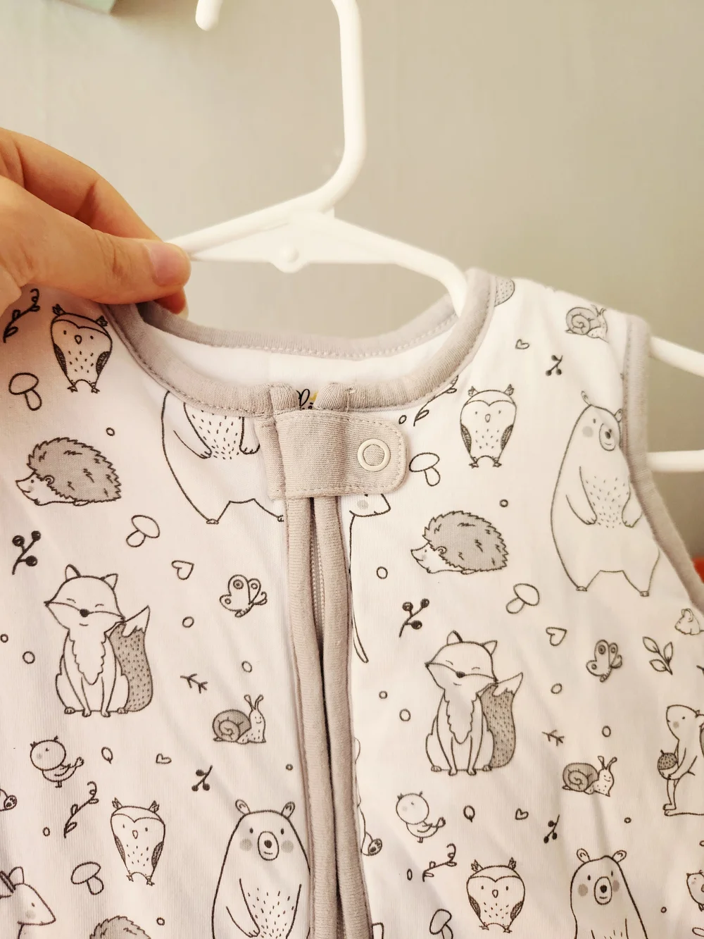 mama cheetah sleeveless grey